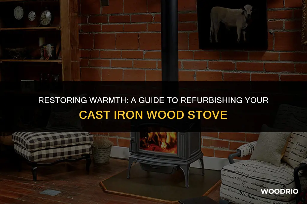 how do you refurbish a cast iron wood stove
