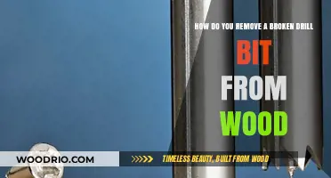 Easy Steps to Remove a Broken Drill Bit from Wood