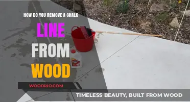 Erasing the Mark: A Guide to Removing Chalk Lines from Wood Surfaces