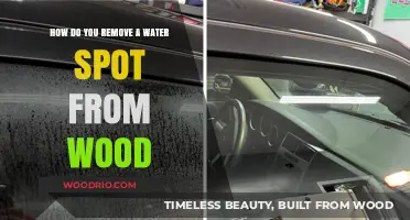 Effortlessly Restore Your Wood: Removing Water Spots Made Simple