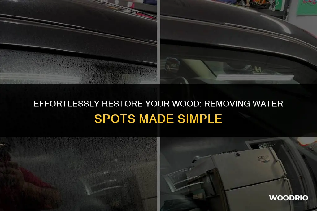 how do you remove a water spot from wood