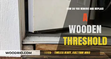 DIY Guide: Removing and Replacing a Wooden Threshold