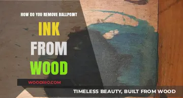 Erasing Mistakes: A Guide to Removing Ballpoint Ink from Wood Surfaces