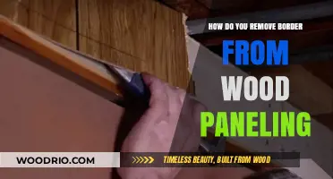 Revamping Wood Paneling: A Guide to Removing Borders