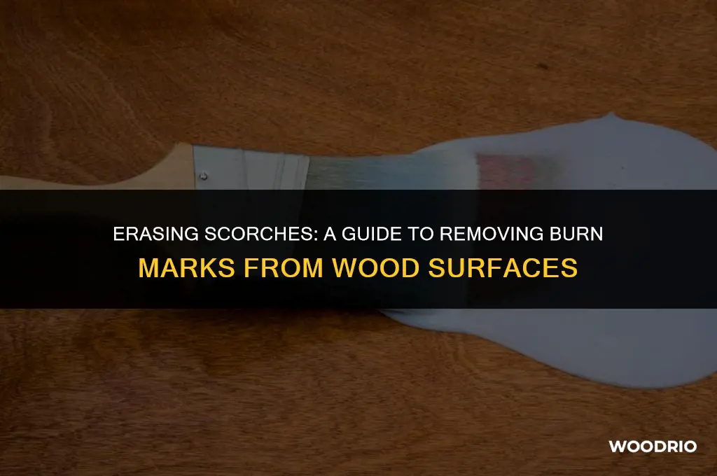 how do you remove burn marks from wood