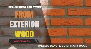 Effective Ways to Remove Chalk Deposits from Exterior Wood Surfaces