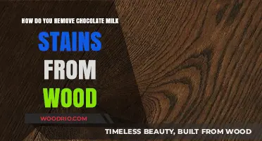 Effortless Chocolate Milk Stain Removal from Wood Surfaces