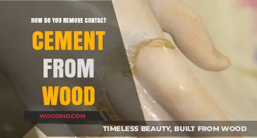 Efficient Methods to Remove Contact Cement from Wood Surfaces