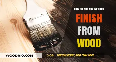 Restoring Wood: A Guide to Removing Dark Finishes