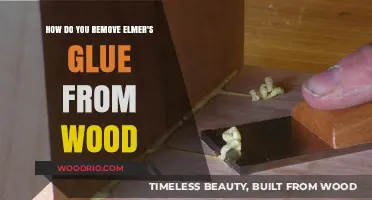Efficient Methods to Remove Elmer's Glue from Wood Surfaces