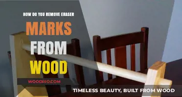 Erasing the Past: A Guide to Removing Eraser Marks from Wood Surfaces