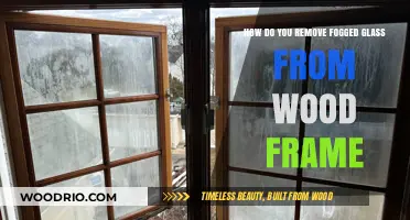 Restoring Clarity: A Guide to Removing Fogged Glass from Wood Frames