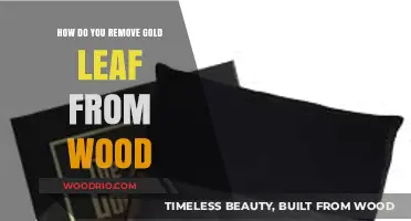 Restoring Wood Surfaces: A Guide to Gold Leaf Removal