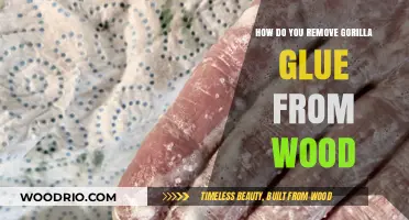 Effective Methods to Remove Gorilla Glue from Wood Surfaces