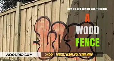 Effortless Graffiti Removal: Restore Your Wood Fence to Its Former Glory
