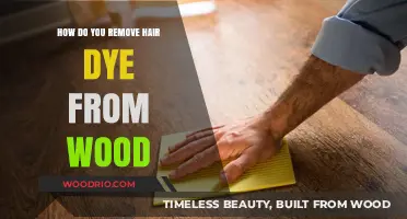 Effective Methods to Remove Hair Dye Stains from Wood Surfaces