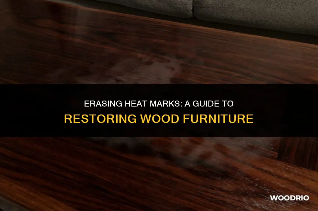 how do you remove heat marks from wood furniture