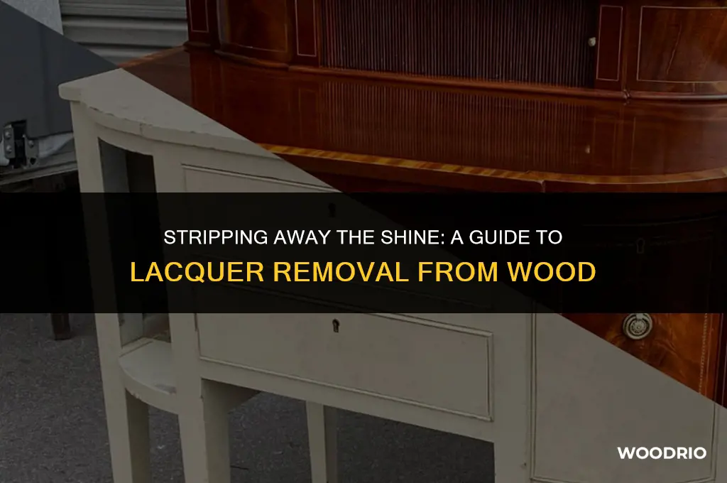 how do you remove lacquer from wood