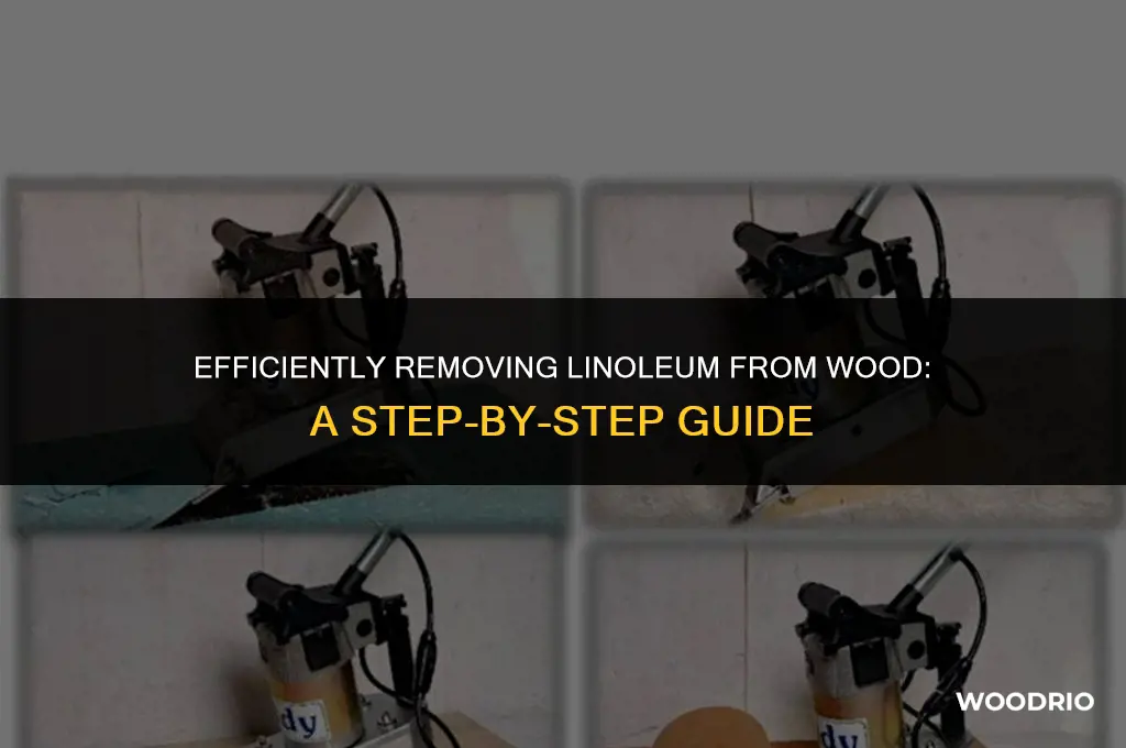 how do you remove linoleum from wood