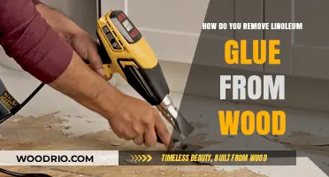 Efficiently Removing Linoleum Glue from Wood Surfaces: A Guide