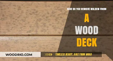 Effective Ways to Remove Mildew from Your Wood Deck