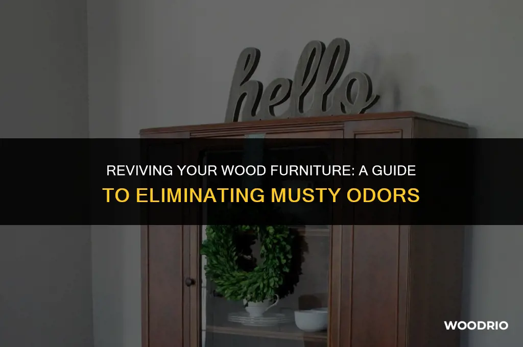 how do you remove musty smell from wood furniture