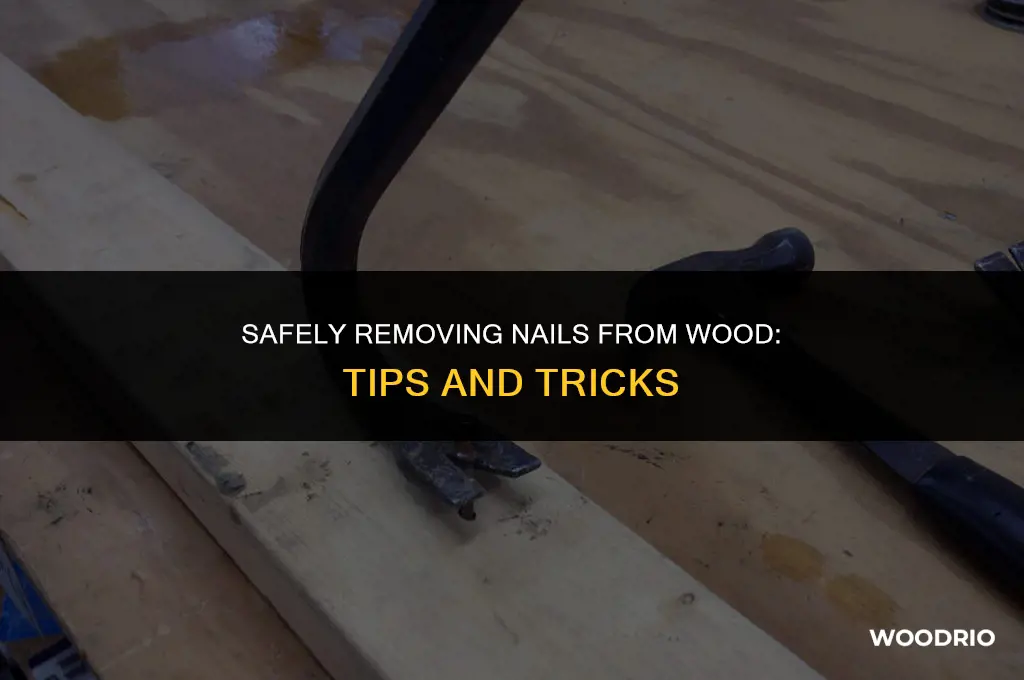 how do you remove nails without damaging wood