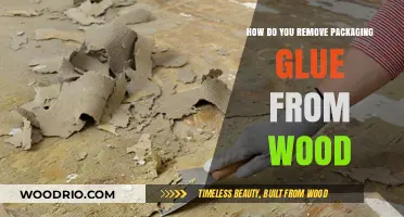 Efficient Methods to Remove Packaging Glue from Wood Surfaces