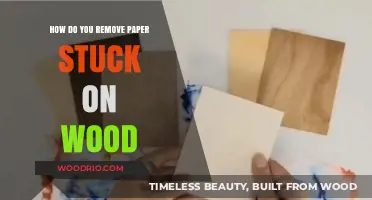 DIY Solutions: Removing Paper Stuck on Wood Surfaces