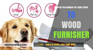 Effortless Pet Hair Removal from Wood Furniture: A Simple Guide