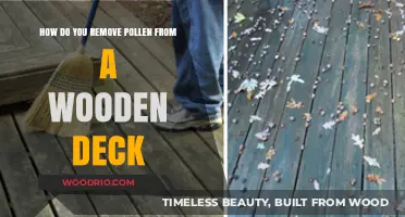 Effective Ways to Remove Pollen from Your Wooden Deck