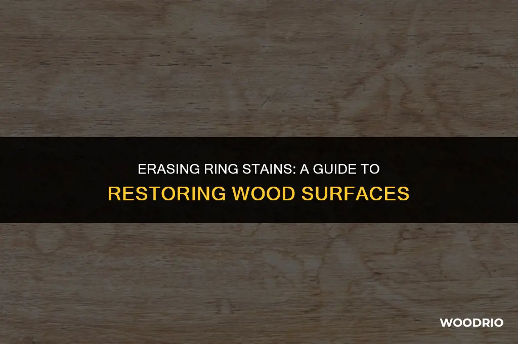 how do you remove ring stains from wood