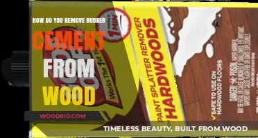 Efficient Methods to Remove Rubber Cement from Wood Surfaces