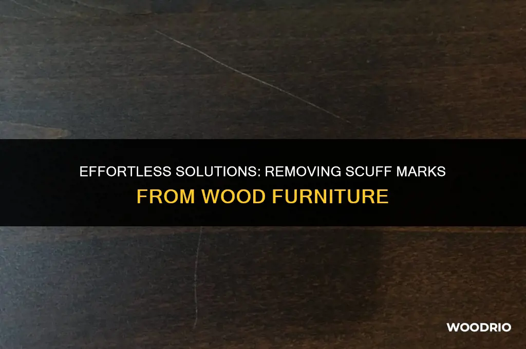 how do you remove scuff marks from wood furniture