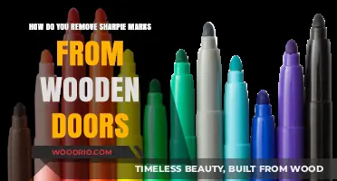 Erasing Sharpie Stains: A Guide to Restoring Wooden Doors