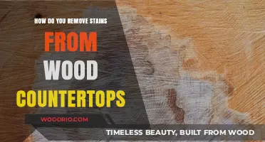 Effortless Stain Removal: A Guide for Wood Countertops