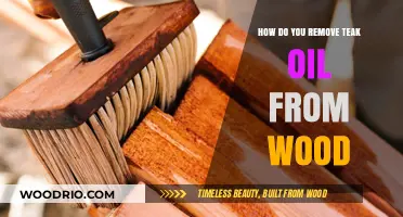 Effective Methods to Remove Teak Oil from Wood Surfaces