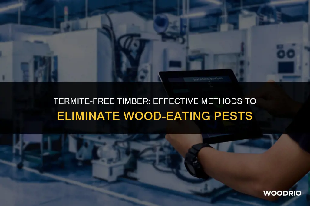 how do you remove termites from wood