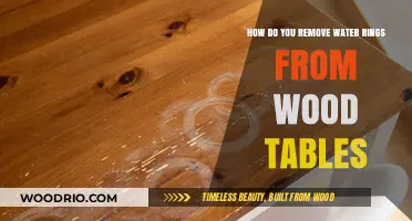 Erasing Water Rings: A Guide to Restoring Wood Tables