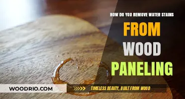 Erasing Water Marks: A Guide to Restoring Wood Paneling