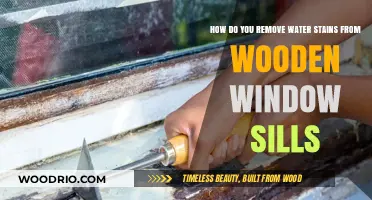 Erasing Water Marks: A Guide to Restoring Wooden Window Sills