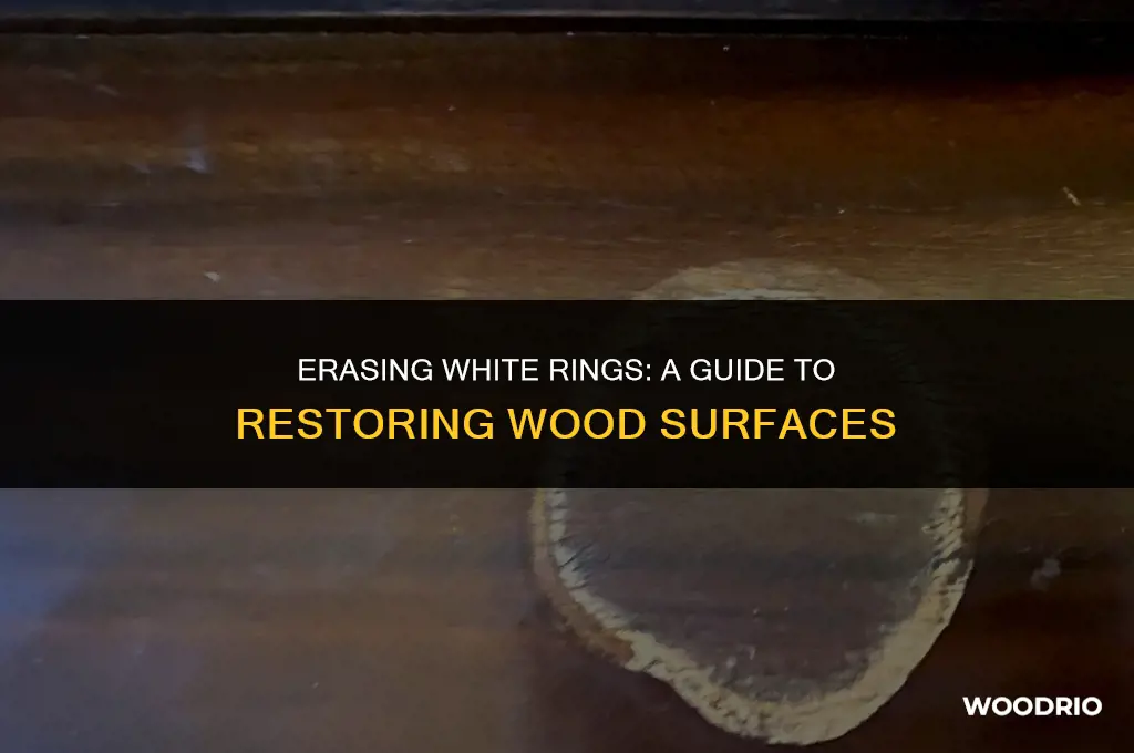 how do you remove white rings from wood