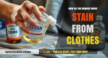 Effective Methods to Remove Wood Stain from Clothes