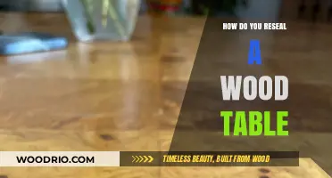 Revive Your Wood Table: A Step-by-Step Guide to Resealing