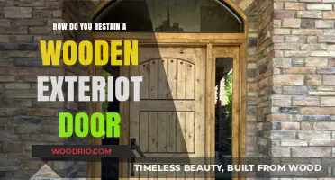 Revitalize Your Home: A Guide to Restaining Wooden Exterior Doors