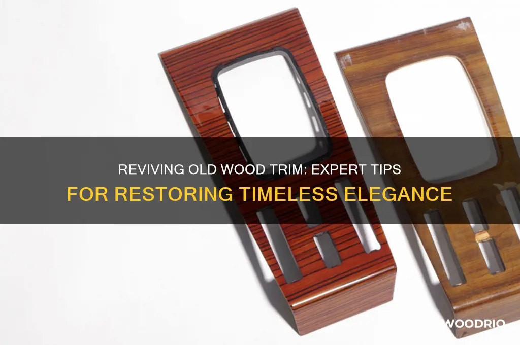 how do you revive old wood trim