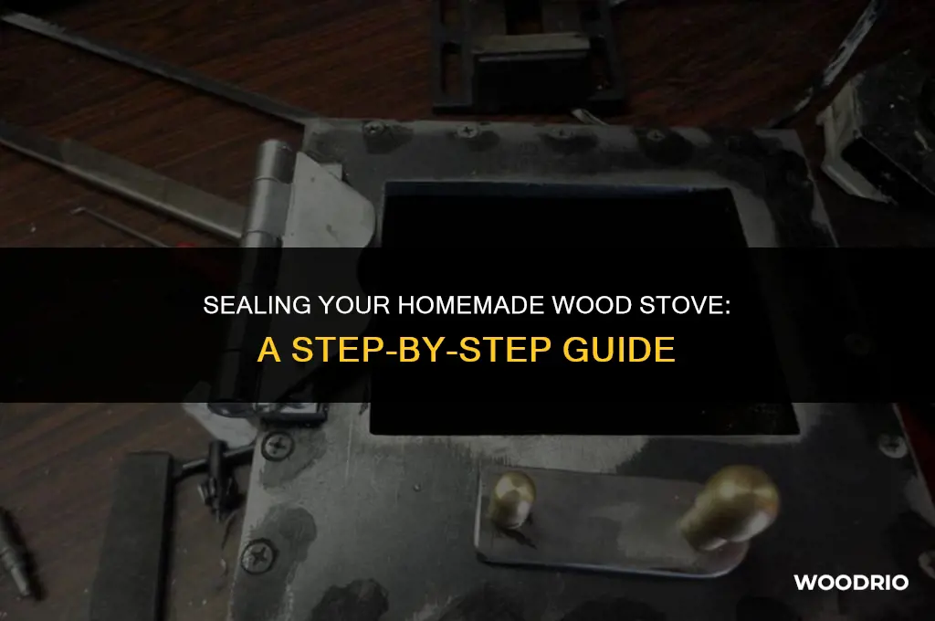 how do you seal a homemade wood stove