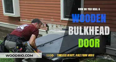 Mastering the Art of Sealing a Wooden Bulkhead Door