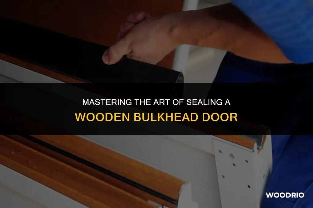 how do you seal a wooden bulkhead door