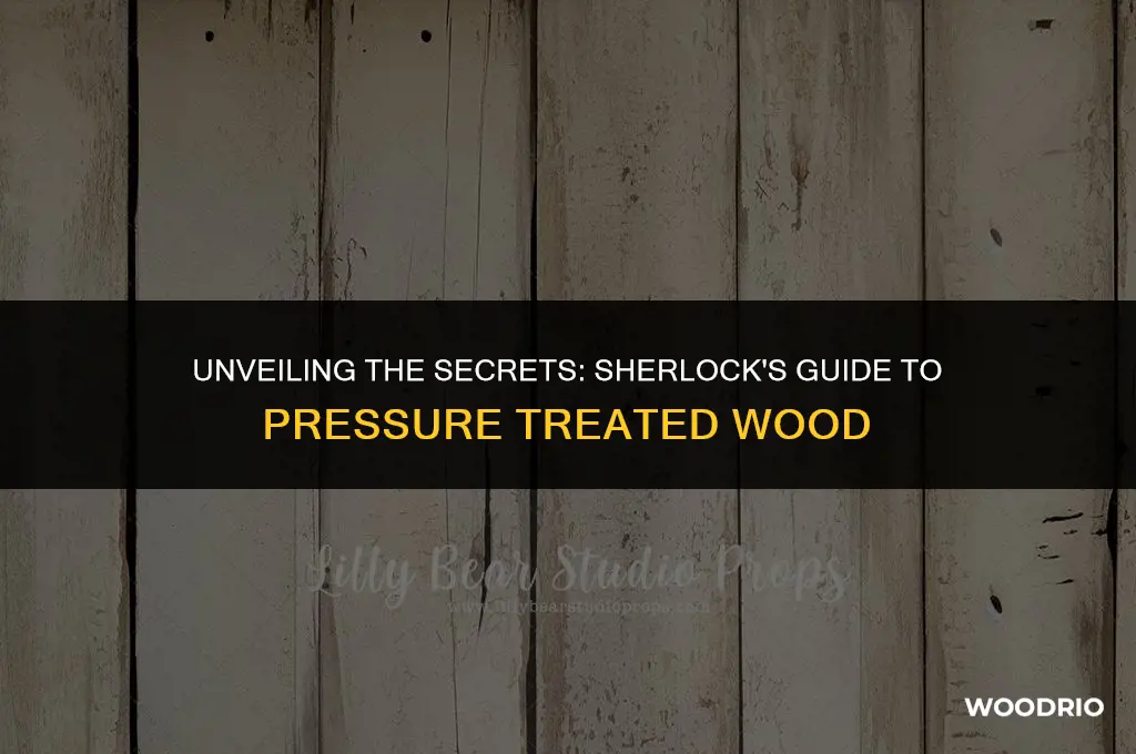 how do you sherlock pressure treated wood